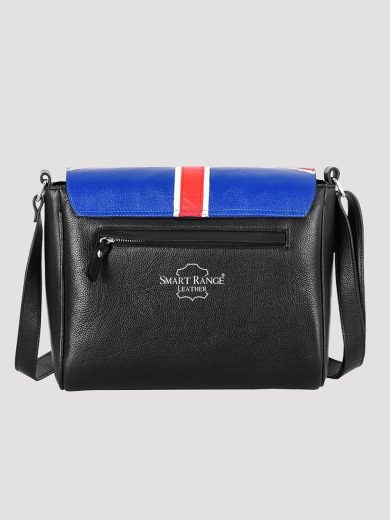 Women's Union Flag Crossbody Leather Bag