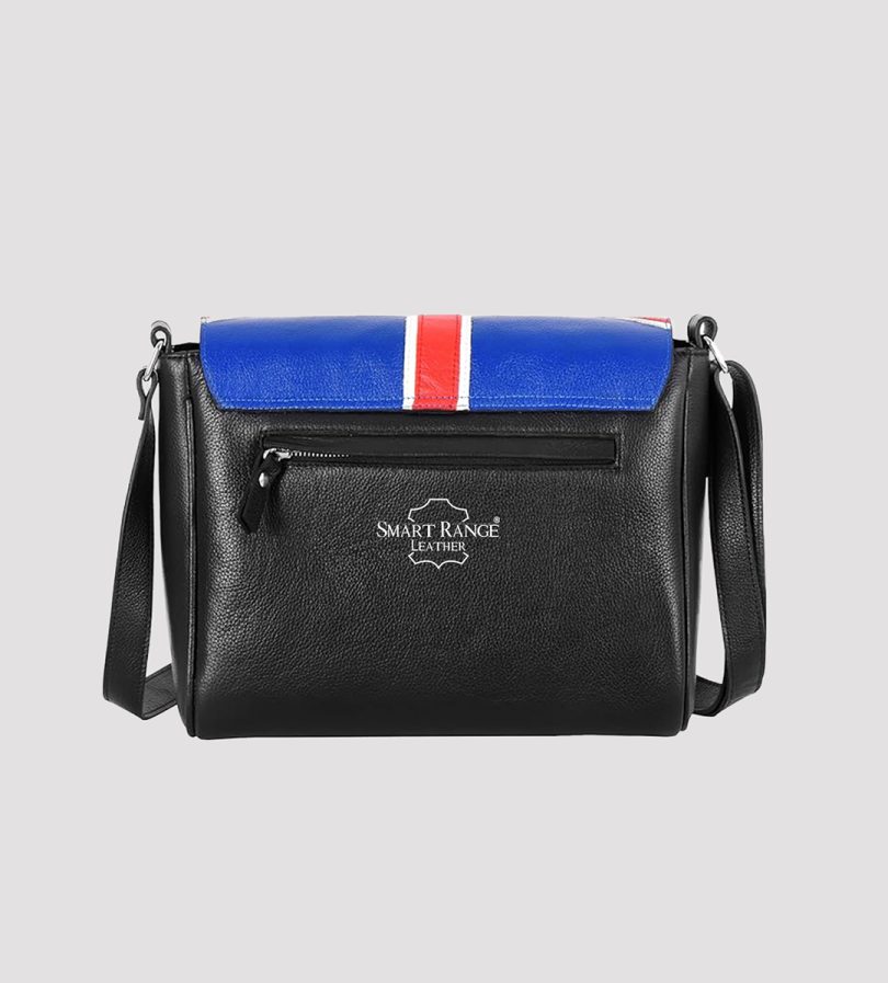 Women's Union Flag Crossbody Leather Bag