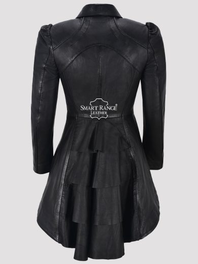 Ladies Gothic Victorian Leather Jacket