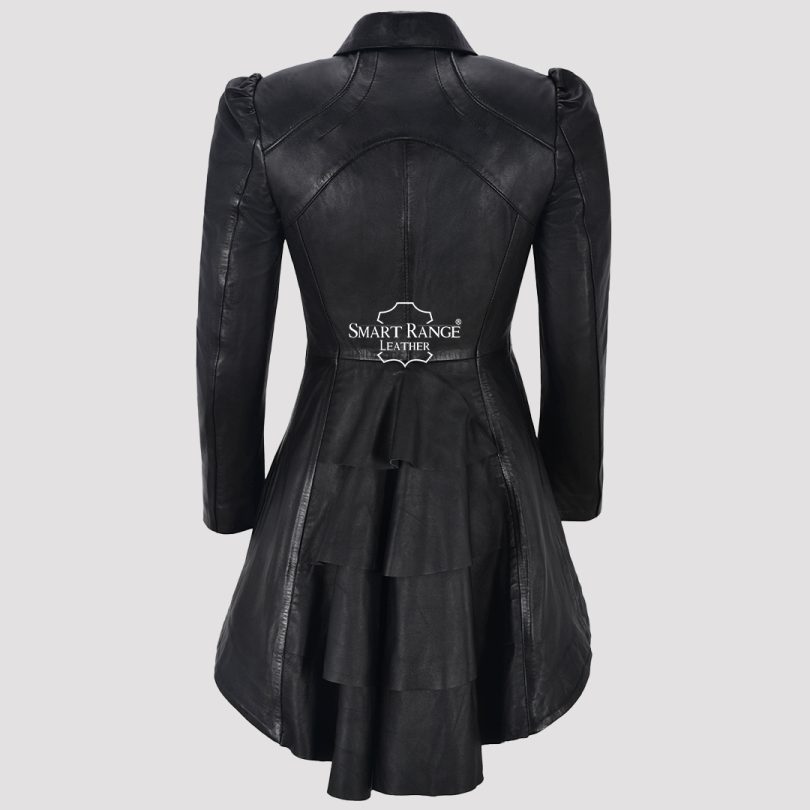 Ladies Gothic Victorian Leather Jacket