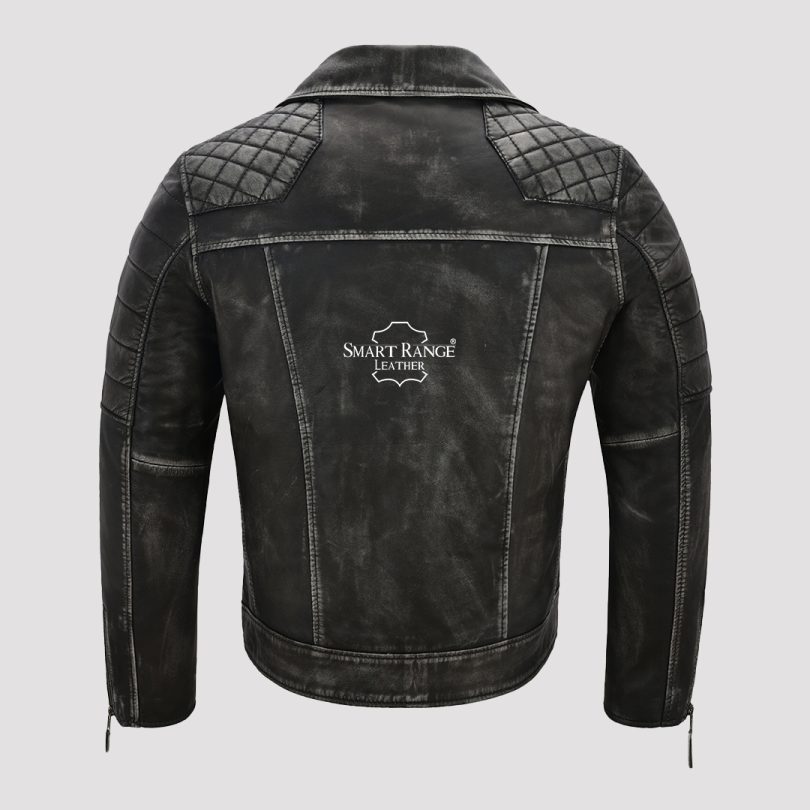 Men's Vintage Biker Leather Jacket