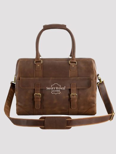 Vintage Leather Weekend Bag